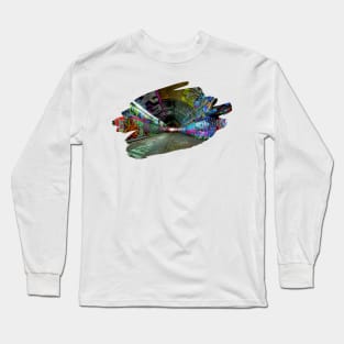 Graffiti Tunnel Splash Art Print 1 Long Sleeve T-Shirt